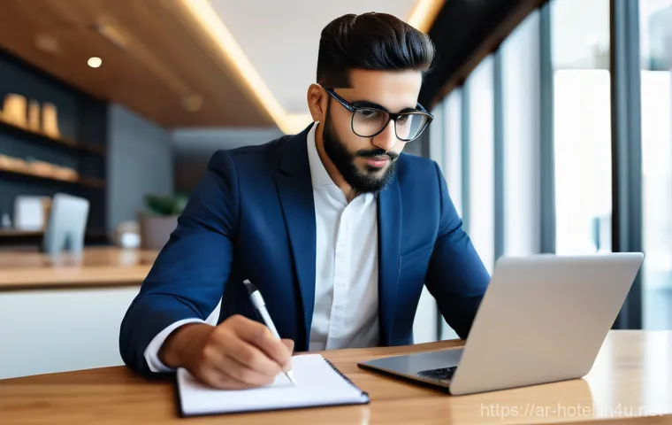 호텔업계 이직 시 유의할 점 - **Prompt:** A state-of-the-art, luxurious hotel lobby in a prominent Arab city like Dubai or Riyadh,... 호텔업계 이직 시 유의할 점 - **Prompt:** A state-of-the-art, luxurious hotel lobby in a prominent Arab city like Dubai or Riyadh,...